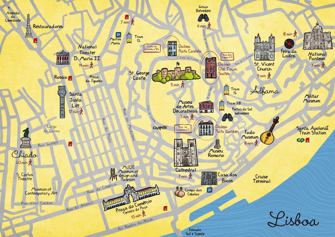 Dalma Old Town - Castelo Apart otel Lisboa Dış mekan fotoğraf